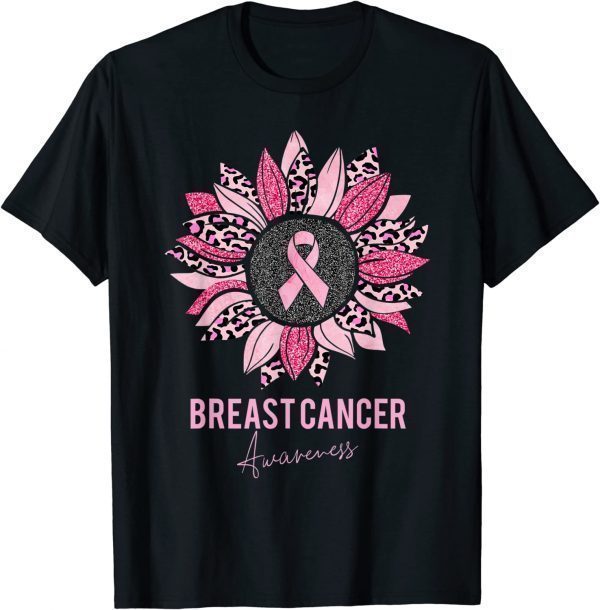 Sunflower Pink Breast Cancer Awareness 2022 Shirt