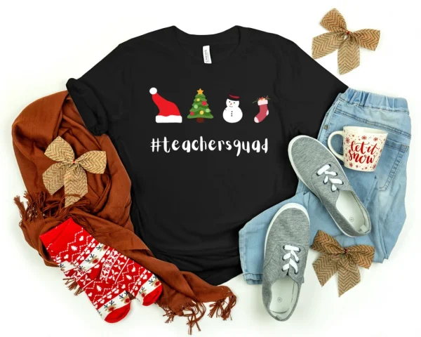 Teacher Squad Merry Christmas Classic Shirt