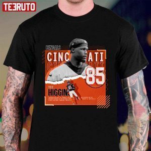 Tee Higgins Football Paper Poster Bengals Graphic 2022 shirt