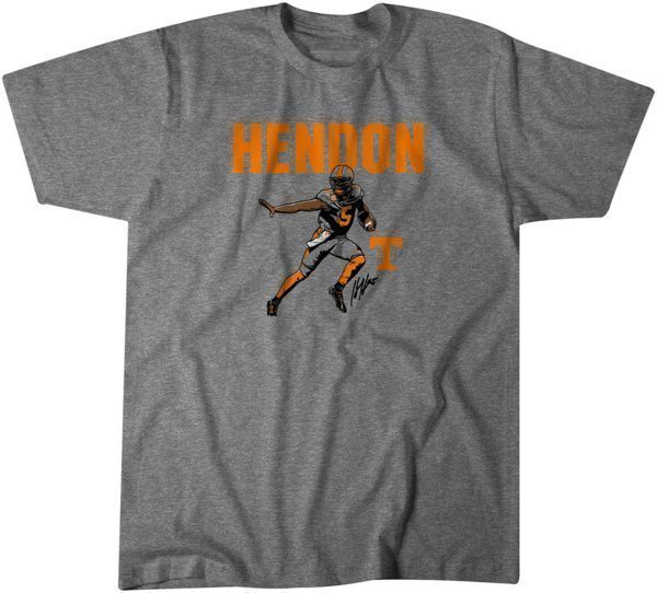 Tennessee Football: Hendon Hooker Signature Pose 2022 Shirt