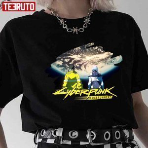 The Moon Cyberpunk Edgerunners Couple 2022 shirt