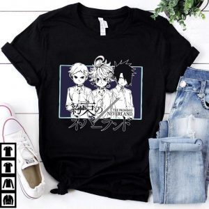 The Promised Neverland Anime Emma Ray Norman Yakusoku No Neverland Anime 2022 Shirt