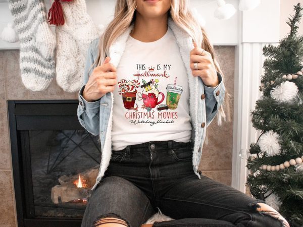 This Is My Movie Watching Blanket, Hallmark Christmas Movies 2022 Shirt