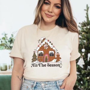 Tis The Season Gingerbead Cookies & Hot Cocoa Shirt