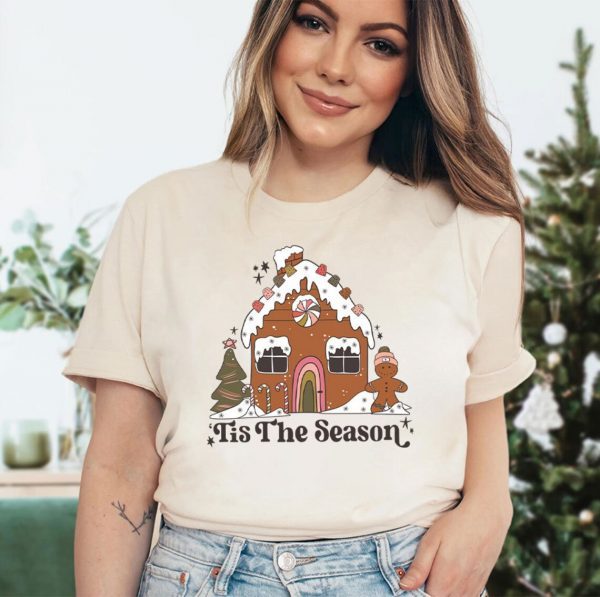 Tis The Season Gingerbead Cookies & Hot Cocoa Shirt