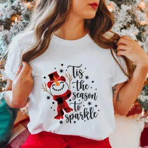 Tis The Season To Sparkle Merry Christmas 2022 Shirt