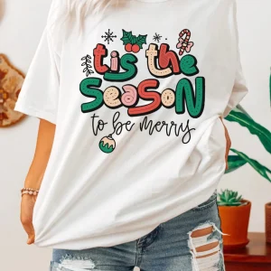 Tis the Season To Be Merry Christmas 2022 Shirt