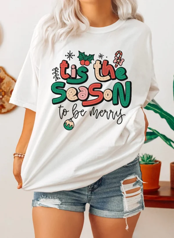 Tis the Season To Be Merry Christmas 2022 Shirt