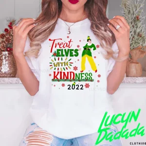 Treat Elves With Kindness 2022 Christmas Classic Shirt