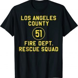 Truck Side 51 Emergency Squad Reproduction Logo Essential 2022 Shirt