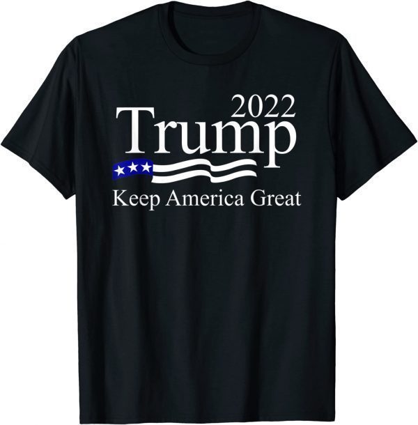 Trump 2022 keep America great USA flag Classic Shirt