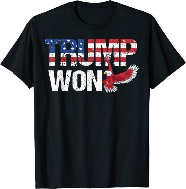 Trump Won Flag Ladies Take America Back Trump 2024 Classic Shirt
