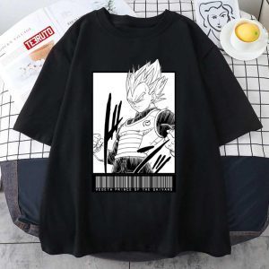 Vegeta Prince Of The Saiyans Code Dbz Dragon Ball Classic shirt