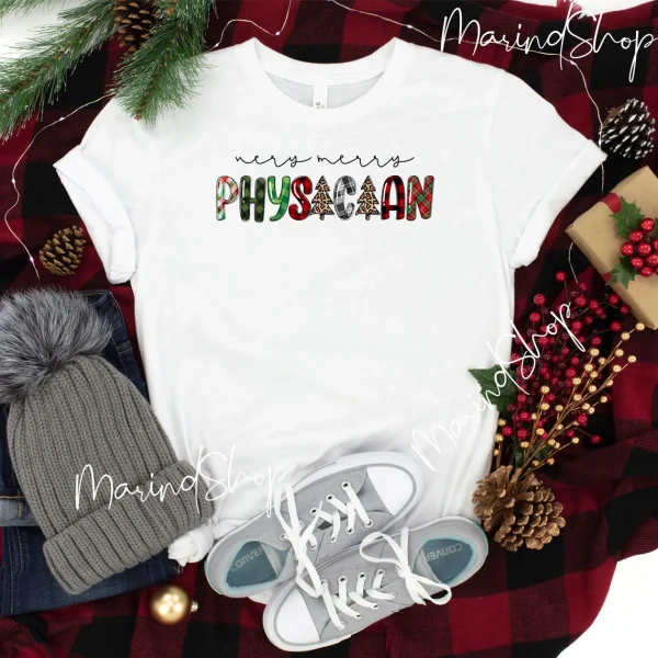 Very Merry Physician Merry Christmas 2022 Shirt