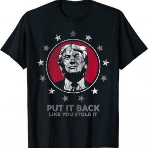 Vintage Distressed Put It Back 2024 President Trump Election Classic Shirt