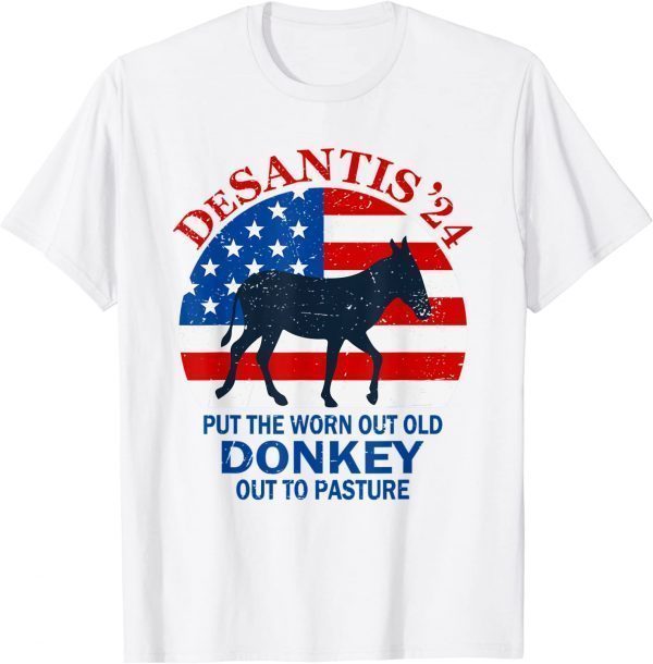 Vintage Put The Worn Out Old Donkey Out To Pasture Classic Shirt