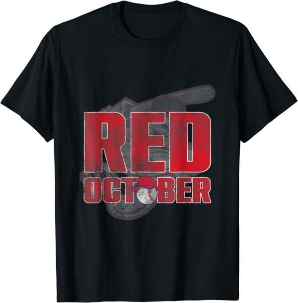 Vintage Red October Philly Philadelphia Baseball 2022 Shirt