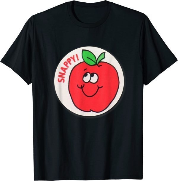 Vintage Scratch and Sniff Sticker Apple, Snappy! Teacher Classic Shirt