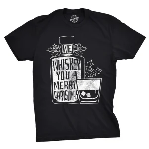 We Whiskey You A Merry Christmas Whisky Christmas 2022 Shirt