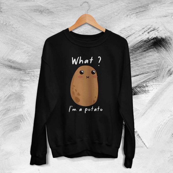 What I’m A Potato Japanese Kawaii Potato Cute Funny Meme Potato Squad T-Shirt