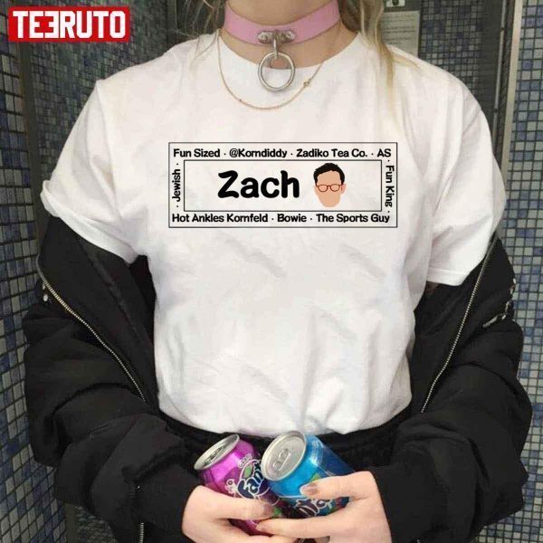 Zach Kornfeld The Try Guys Fan Art Logo 2022 shirt