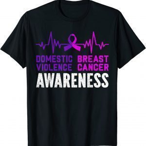 breast cancer awareness and domestic violence awareness 2022 Shirt