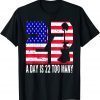 22 A Days Is 22 Too Manys Veteran Lives Matter Help Veterans Classic Shirt