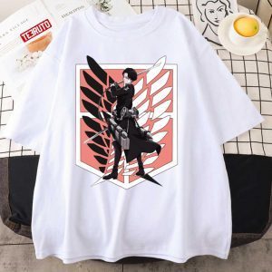 Animated Attack On Titan Character Levi Ackerman Classic Shirt