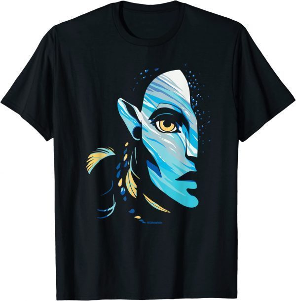 Avatar The Way of Water Neytiri Na’vi Ocean Half Face Classic Shirt