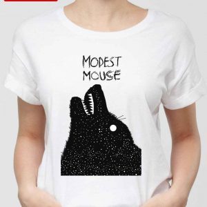 Black Wolf Design Modest Mouse 2022 Shirt