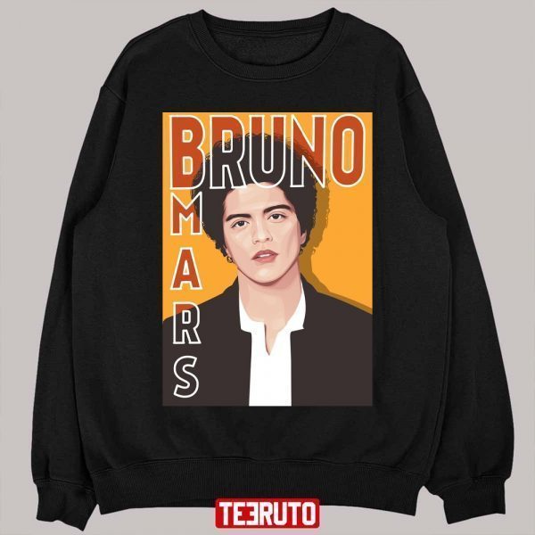 Digital Portrait Of Bruno Mars Singer 2022 Shirt