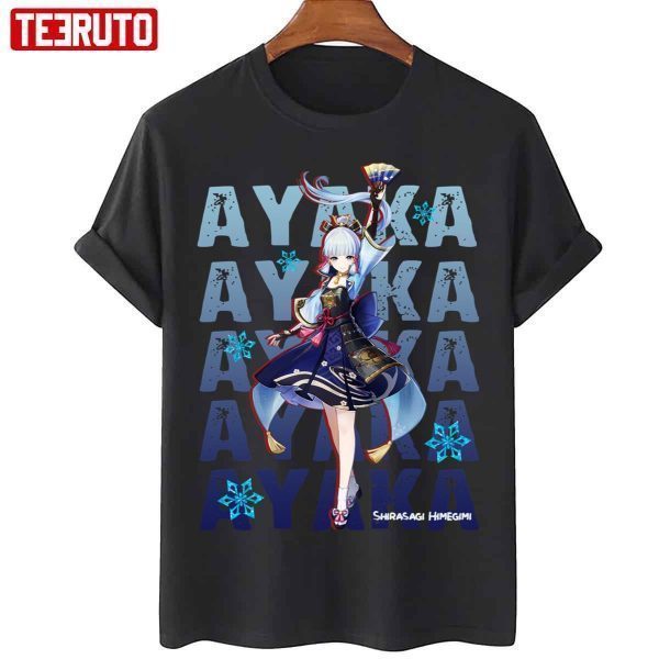 Dignified And Noble Ayaka Vintage Genshin Impact 2022 Shirt