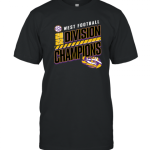 Fanatics Branded LSU Tigers 2022 SEC West Division Football Champions Slanted Knockout 2022 Shirt
