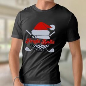Golf Jingle Balls Merry Christmas T-Shirt