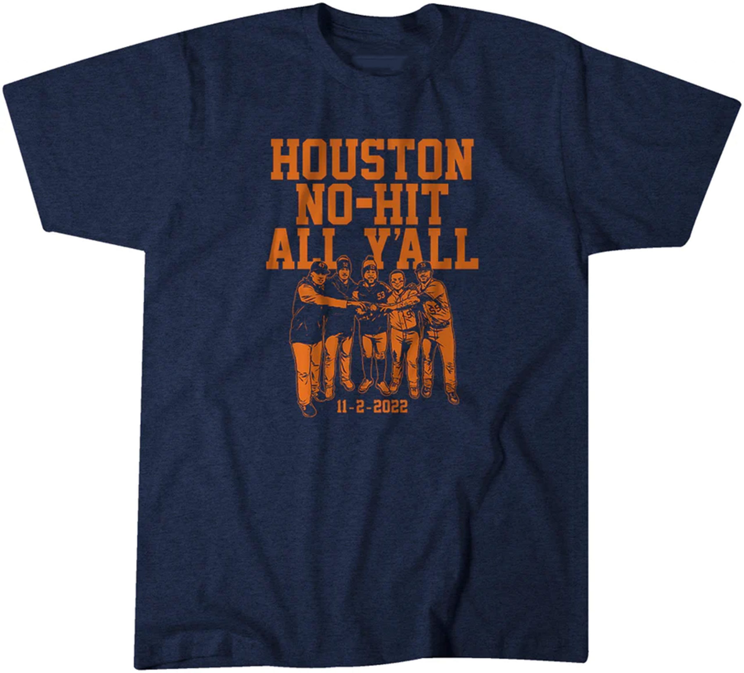 Houston No-Hit All Y'All 2022 Shirt