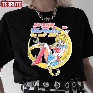 Japanese Logo Anime Sailor Moon Moon Warrior Classic Shirt