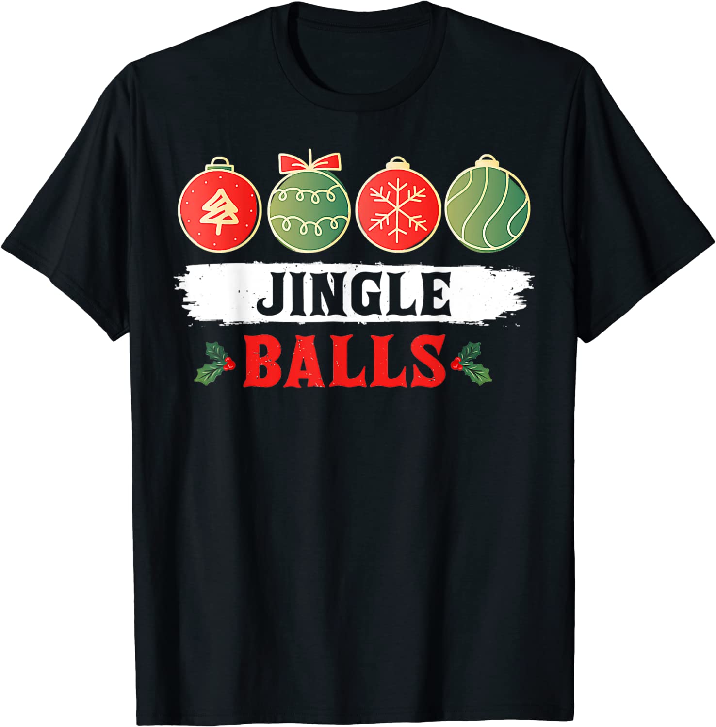 Jingle Balls Tinsel Tits Matching Couple Classic Shirt