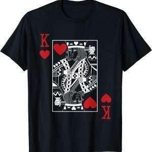 King Of Hearts Playing Cards Casino Poker Magician Costume 2022 Shirt
