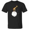 Let’s game it out giraffe moon shirt