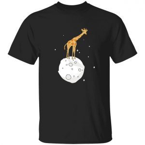 Let’s game it out giraffe moon shirt