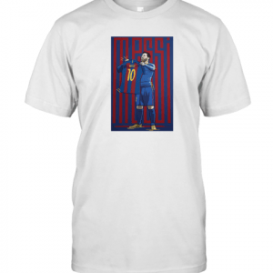 Lionel Messi 10 Celebration Vs Real Madrid Limited Shirt