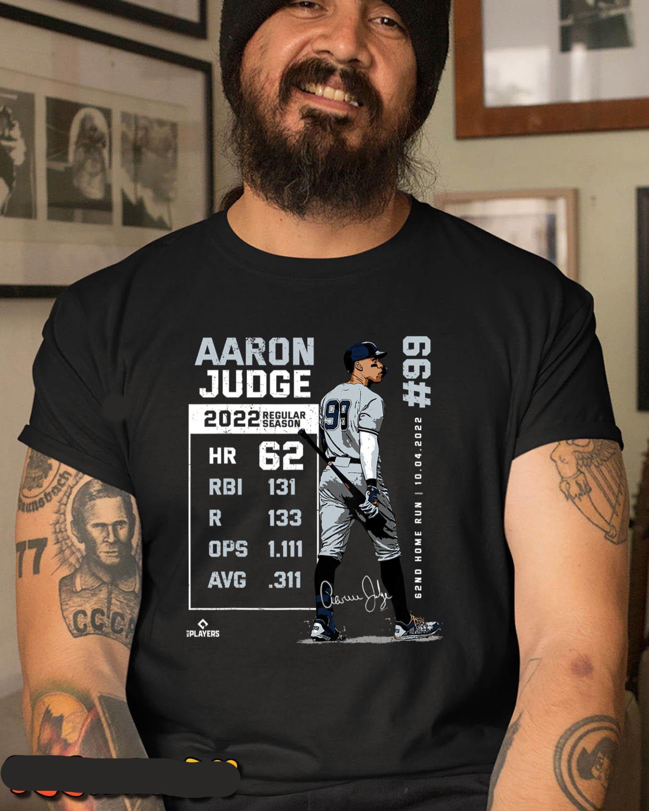 Record 62 Aaron Judge New York MLBPA Shirt, Womens Yankee Shirt - Bring  Your Ideas, Thoughts And Imaginations Into Reality Today