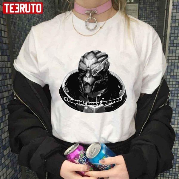 Stupid Sexy Garrus Rpg Gaming Gamer Husbando Shakarian Alien Mass Effect Space Sci Fi Classic Shirt