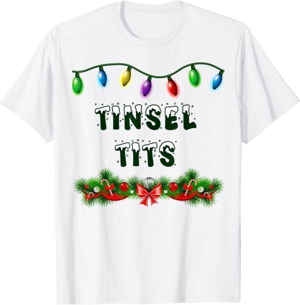 Tinsel Tits And Jingle Balls Matching Christmas Couple 2022 Shirt