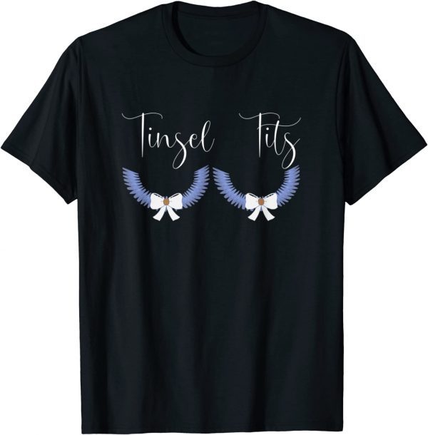 Tinsel Tits Couple Christmas Jingle Balls Tinsel Tits 2022 Shirt