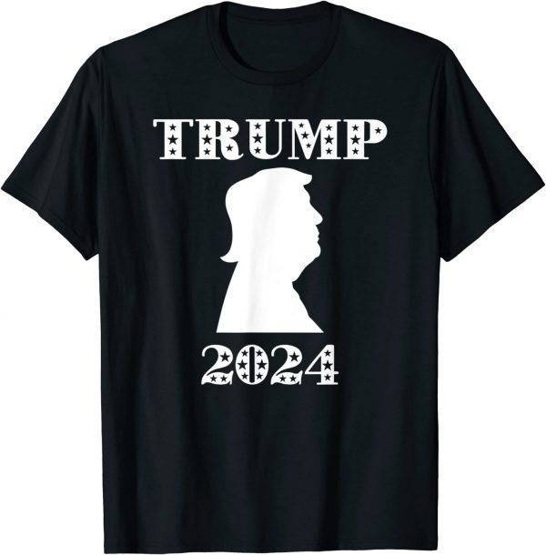Trump 2024 Silhouette Head Classic Shirt
