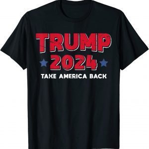 Trump 2024 Take America Back USA Vintage Apparel Trump 2024 Limited Shirt
