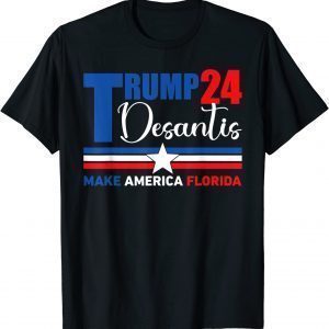 Trump DeSantis 2024 Election Make America Florida Limited Shirt