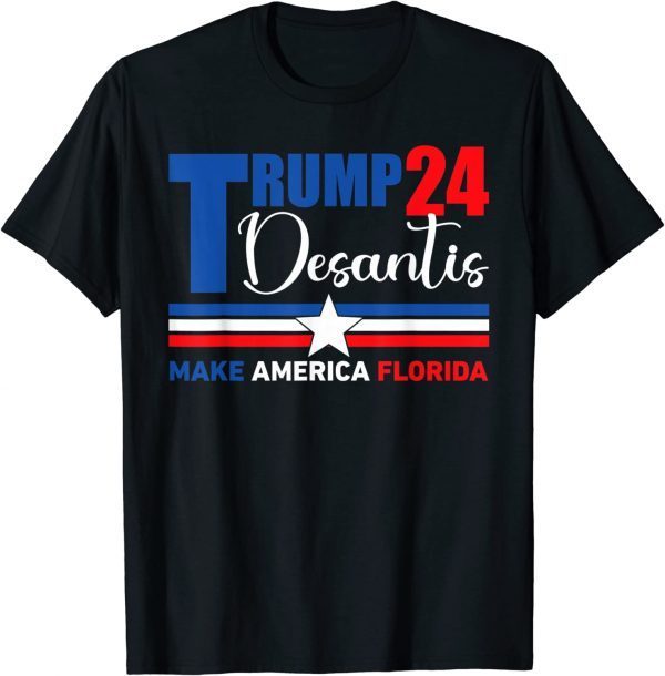 Trump DeSantis 2024 Election Make America Florida Limited Shirt