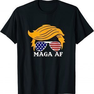 Trump MAGA AF Parody Orange Hair Classic Shirt